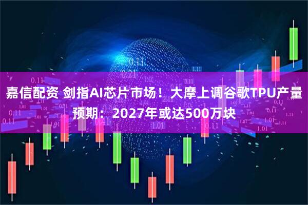 嘉信配资 剑指AI芯片市场!大摩上调谷歌TPU产量预期:2027年或达500万块
